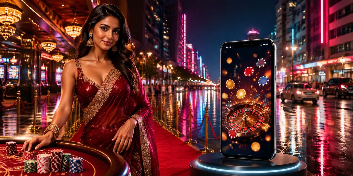 Bangalore MG Road casino app neon lights